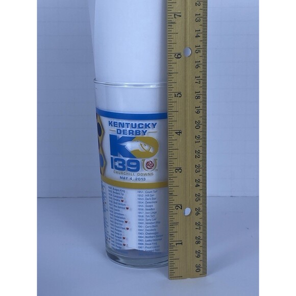 Kentucky Derby 139th Souvenir Glass Churchill Downs Horse Racing Cup Geometric - Picture 6 of 15